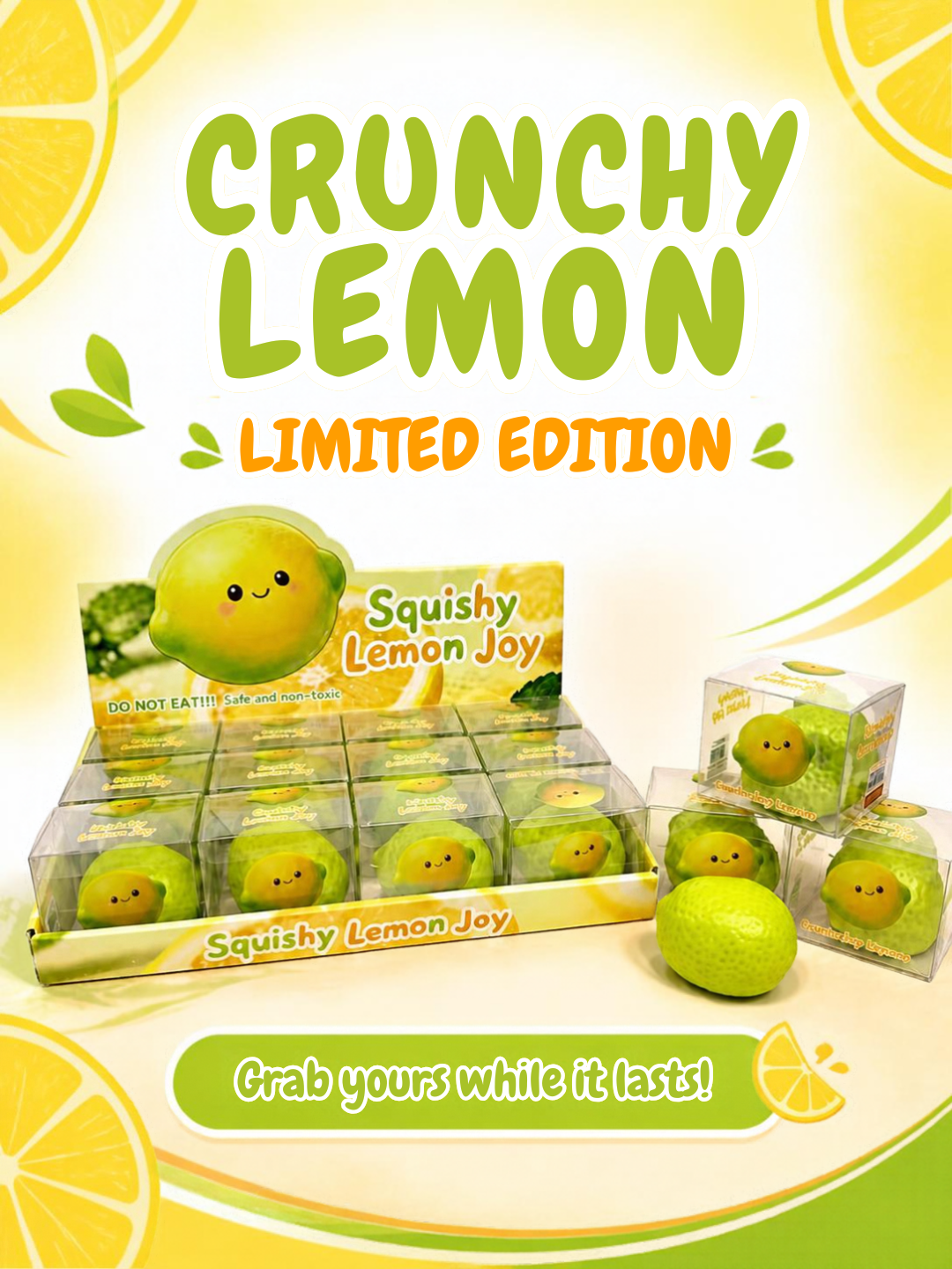 CRUNCHY LEMON SQUISHY -12PC BOX