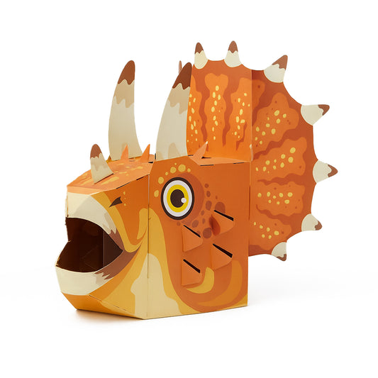 3D Paper Mask - Triceratops