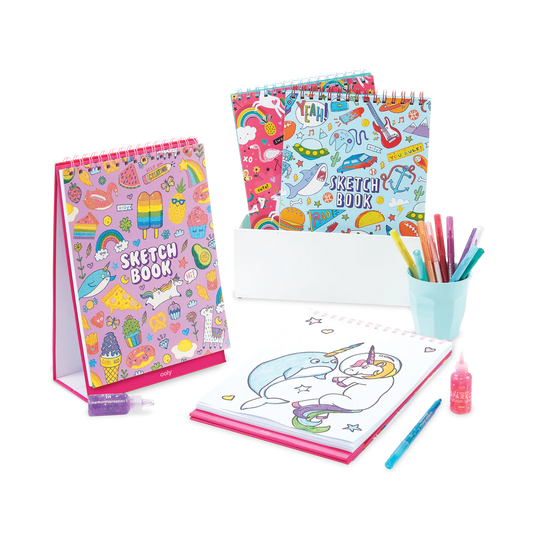 Sketch & Show Standing Sketchbook - Cute Doodle World