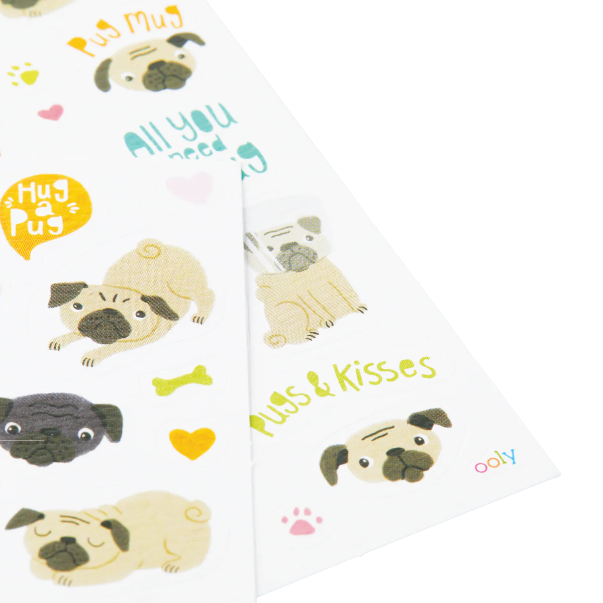 Stickiville Pugs Stickers