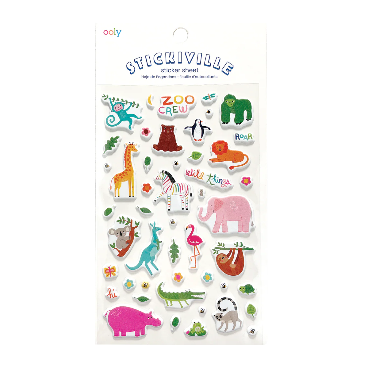 Stickiville Zoo Crew Stickers