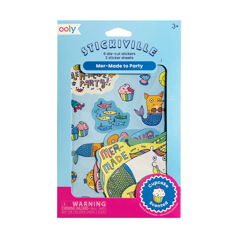 OOLY Stickiville Mermade To Party Scented Stickers