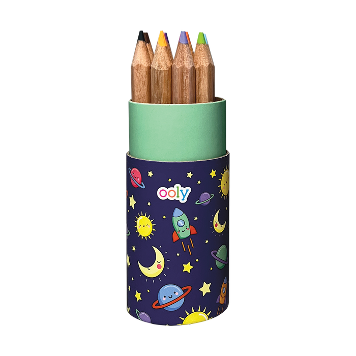Draw 'n' Doodle - 12 Mini Coloured Pencils & Sharpener