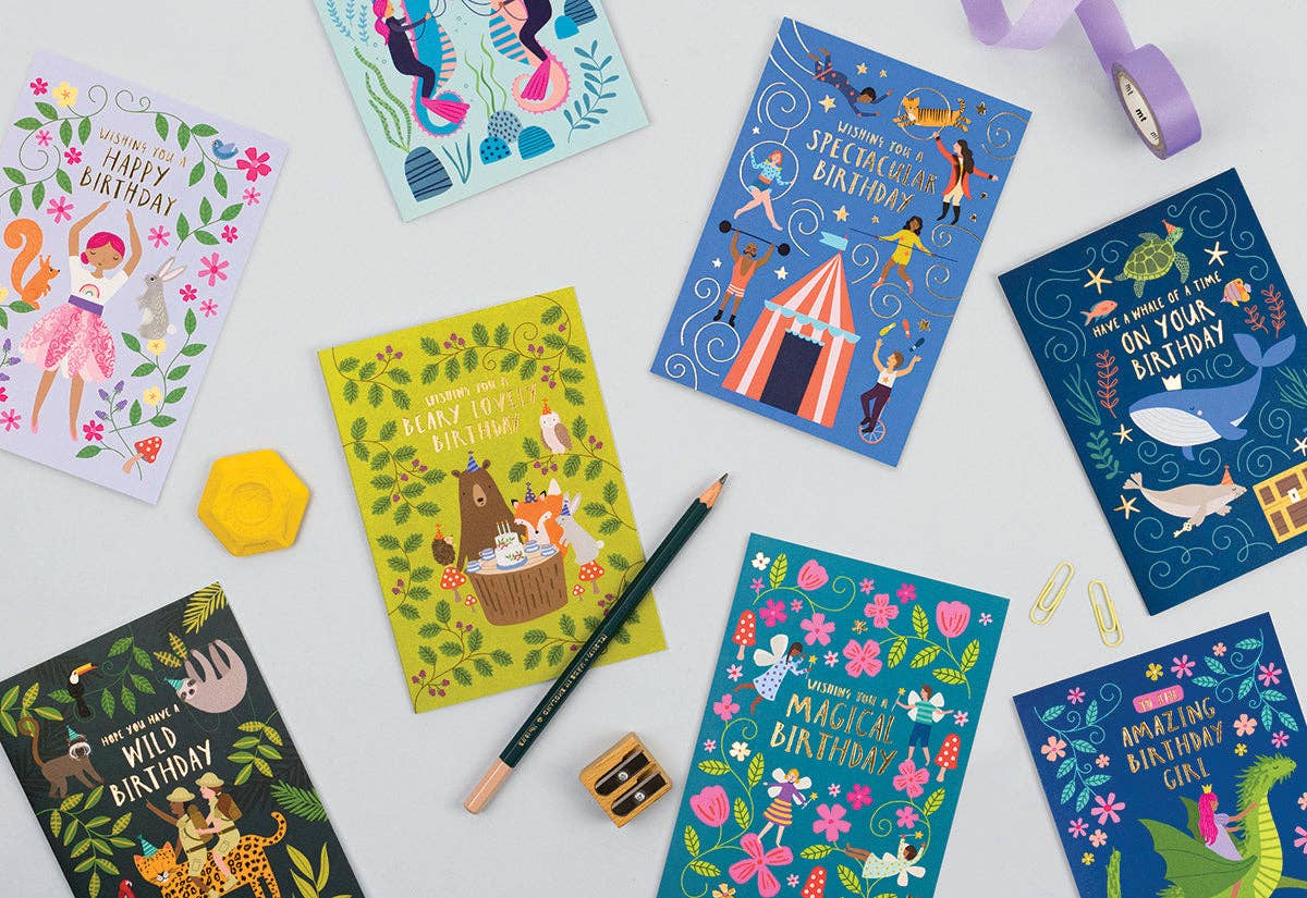 Woodland Party Birthday Card