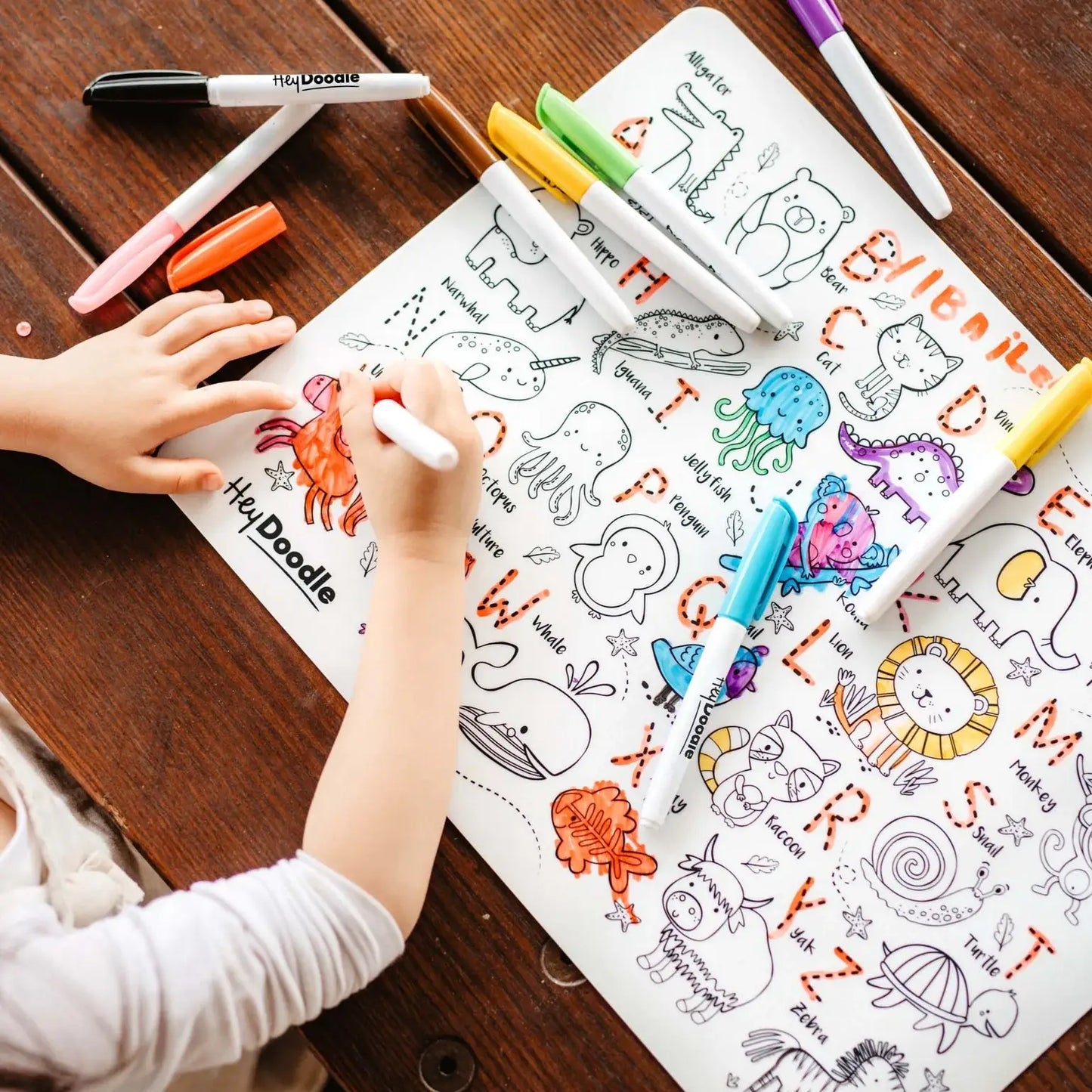 Into The Wild Classic Coloring & Doodle Mat