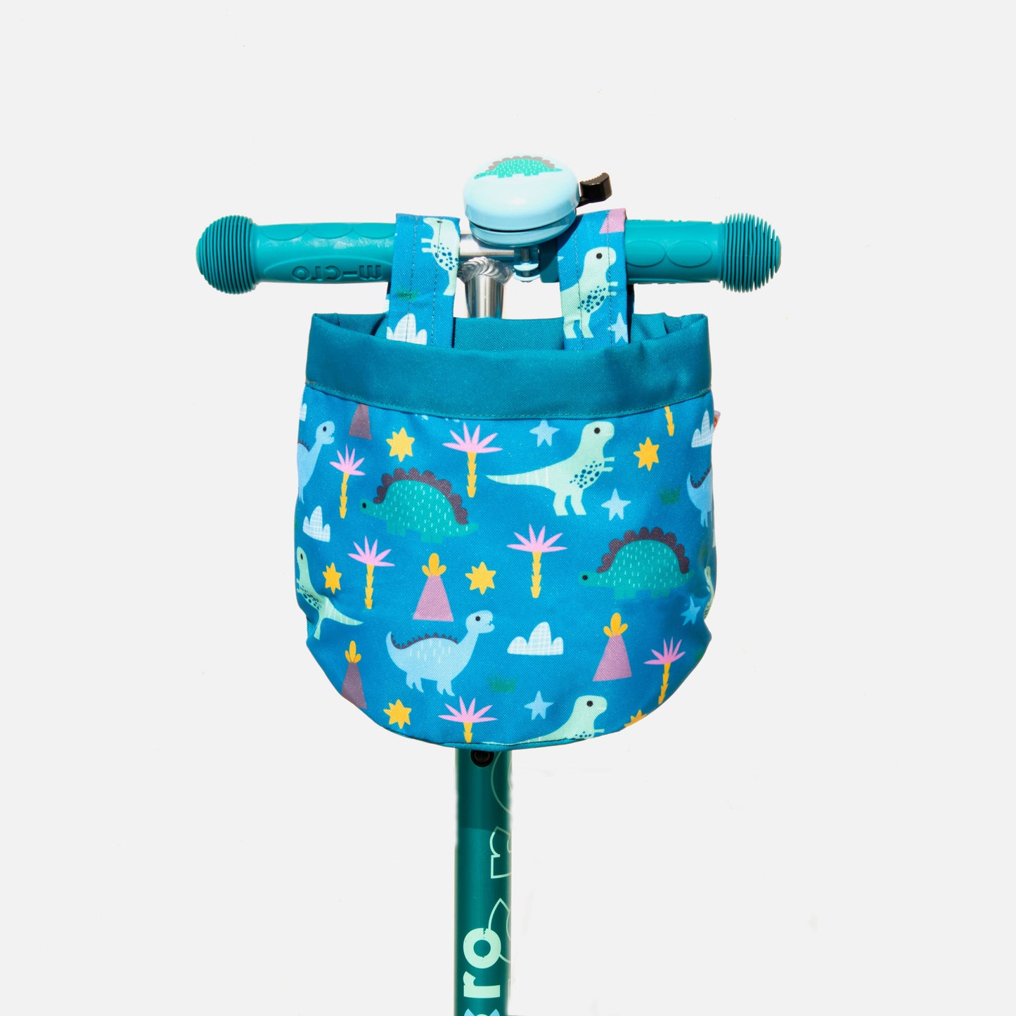 Dinosaur Bike & Scooter Front Canvas Basket