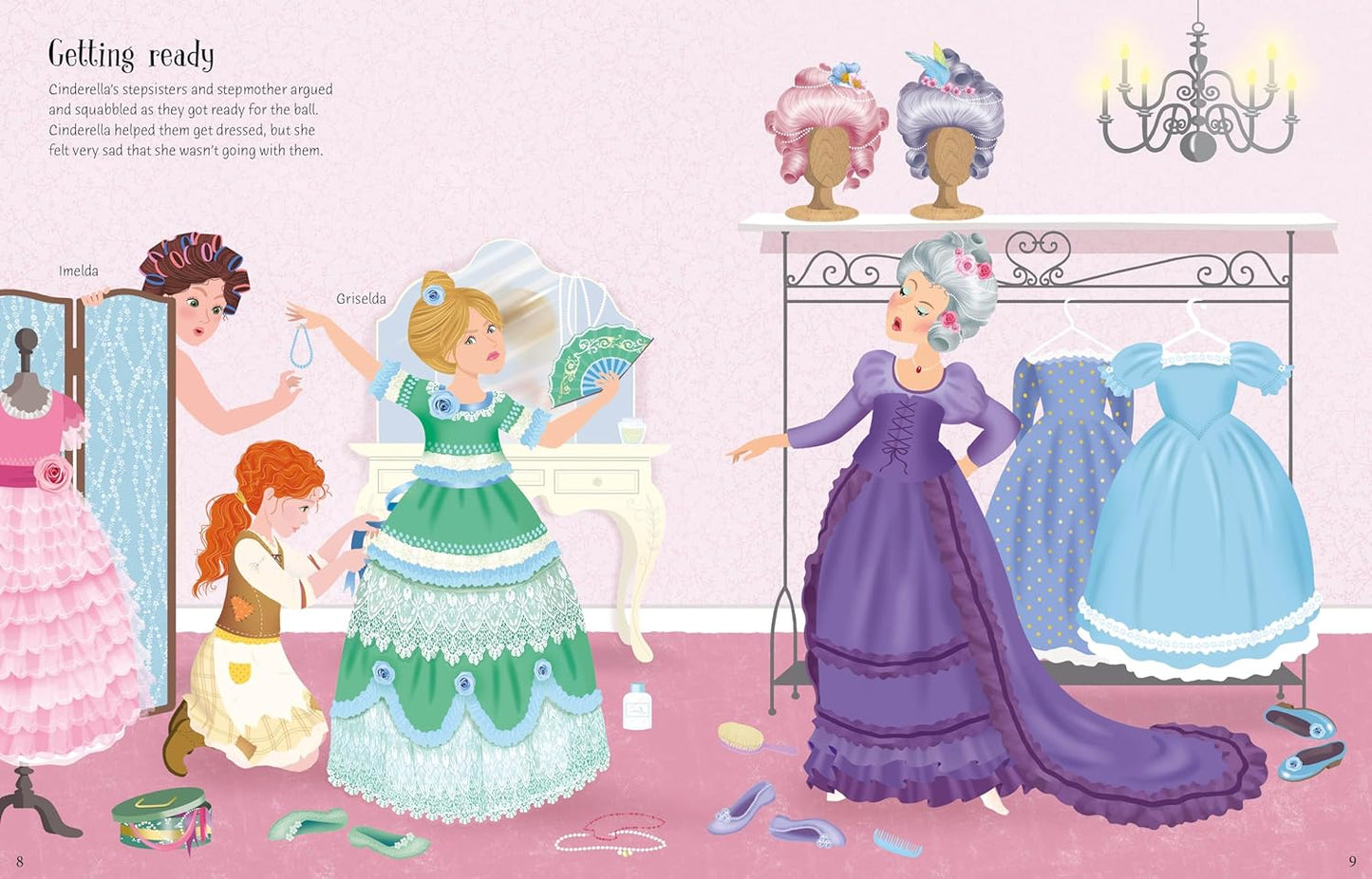 Sticker Dolly Dressing Cinderella: A Magical Interactive Sticker Adaptation of the Classic Fairy Tale