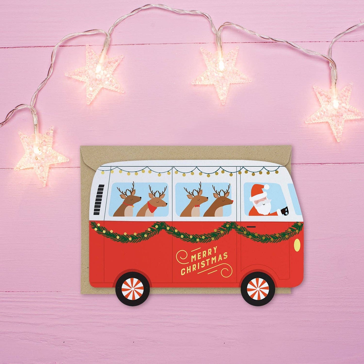 Christmas Camper Van Holiday Card