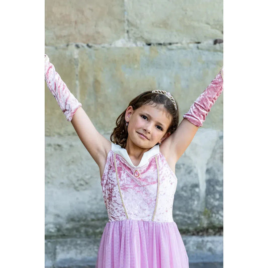 Great Pretenders - Velvety Soft Sleeping Sweetheart Princess Gown with Arm Warmers