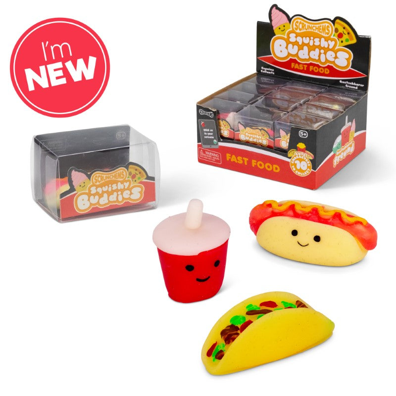 SCRUNCHEMS SQUISHY BUDDIES - FAST FOOD
