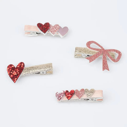 MeriMeri Love Hair Clips Set (8pk)