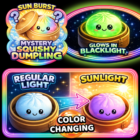 Color Changing Dumpling Squishy Toy Fun Doh