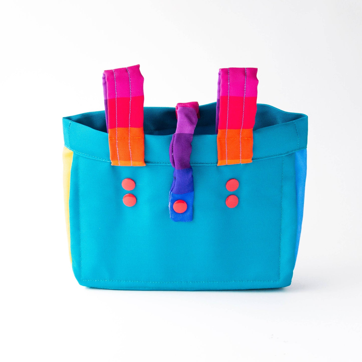 Rainbow Bike & Scooter Front Canvas Basket