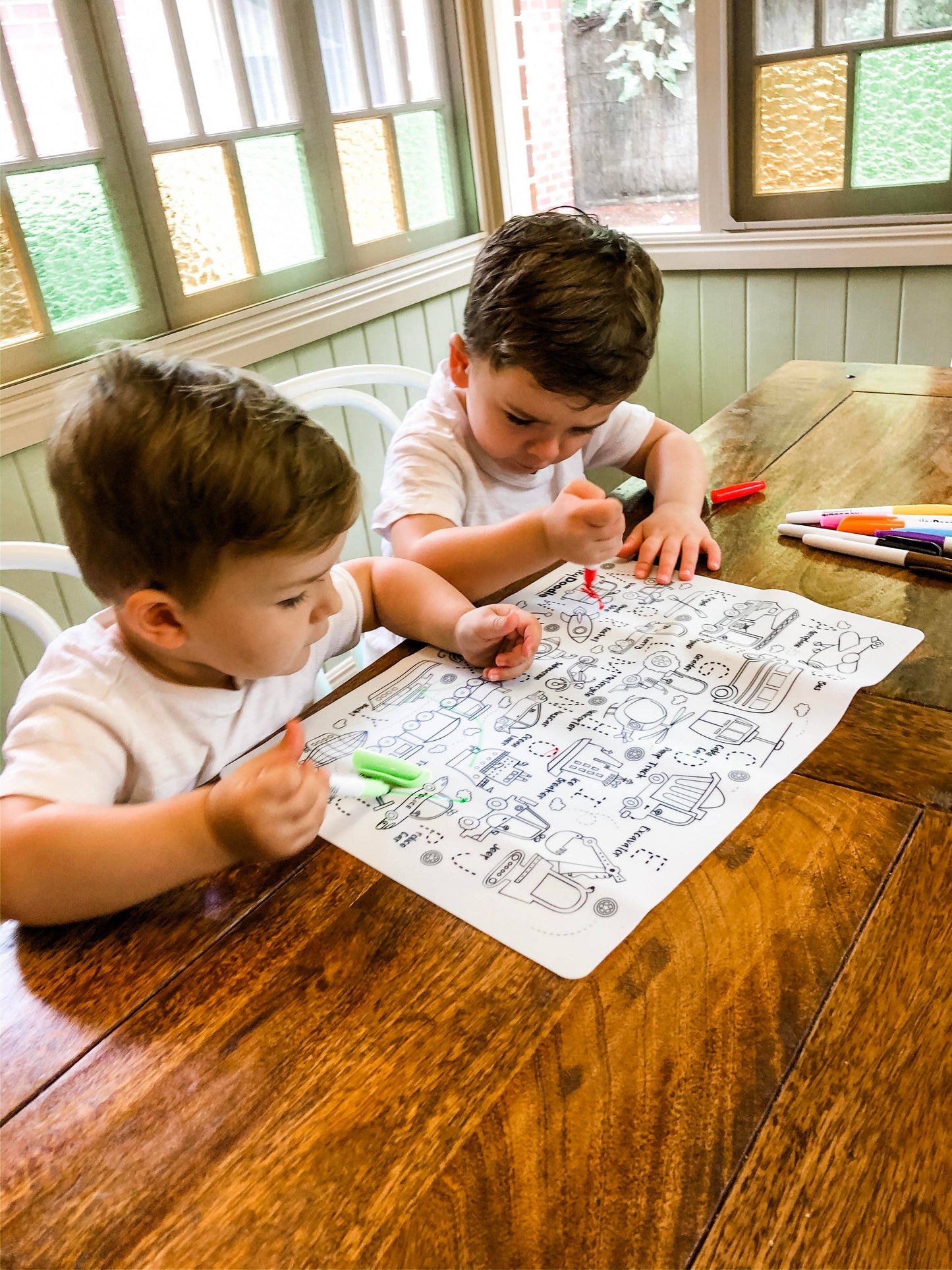 Toot Toot Honk Classic Coloring & Doodle Mat