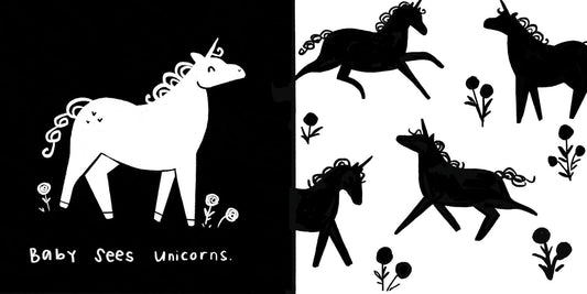 Baby Sees Fairy Tale Creatures: A High-Contrast Board Book for Babies