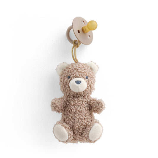 *New Options* Bitzy Pal Natural Rubber Pacifier & Plush