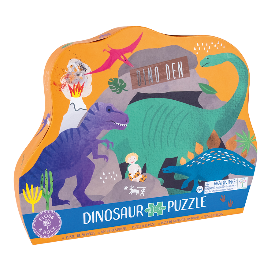 80 Piece Jigsaw Puzzle Diplodocus