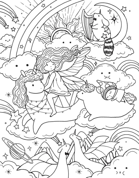 A Million Magical Creatures
Enchanting Characters to Color