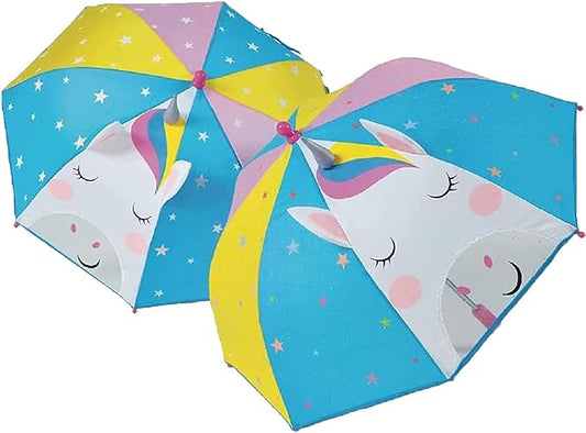 Colour Changing 3D Umbrella - Unicorn
