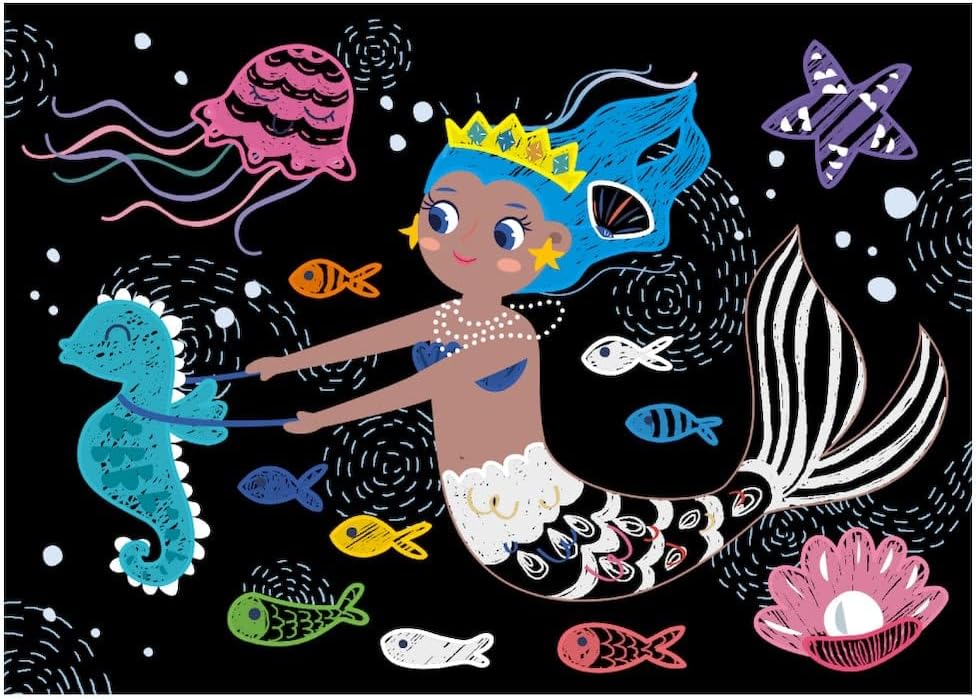 Avenir Mini Scratch Book-Princess