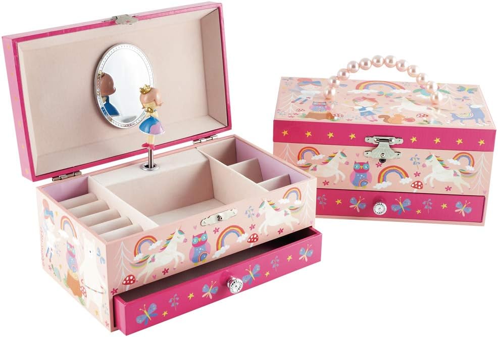 Rainbow Woodland Jewellery Box