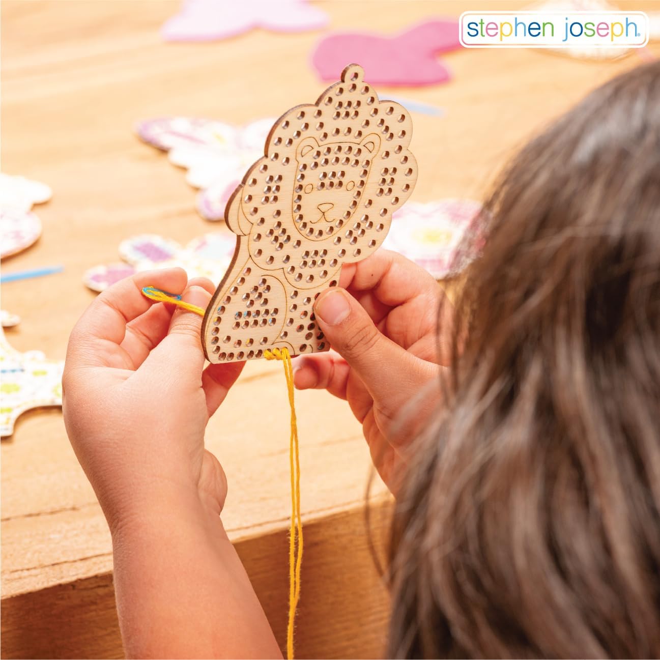 Wooden Lacing Cards Garden