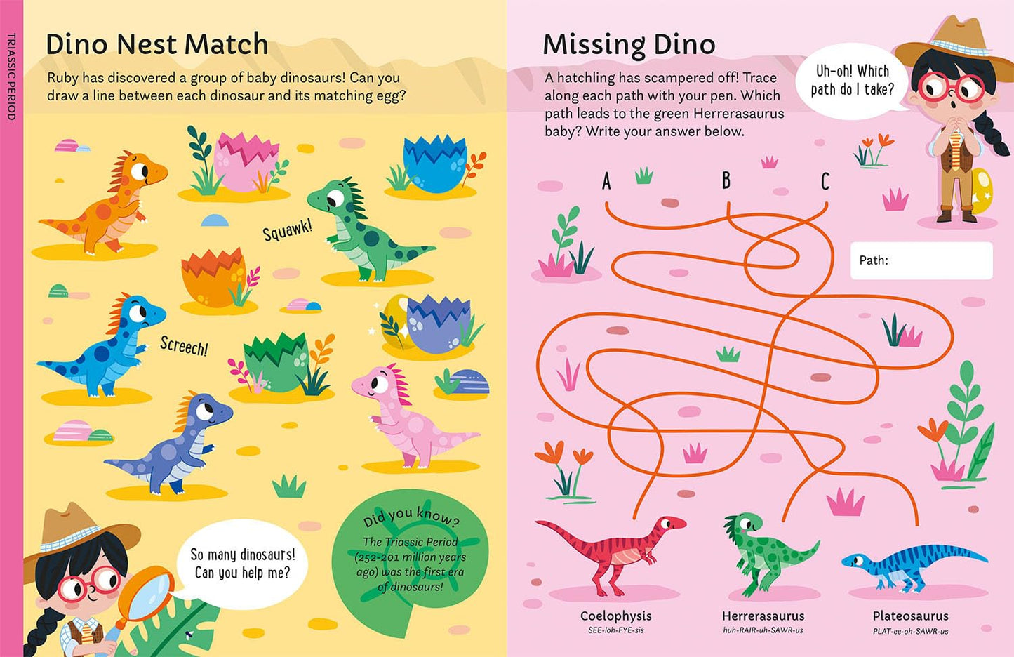 Dinosaurs Wipe-Clean Activity Book Reusable Drawing and Activity Fun