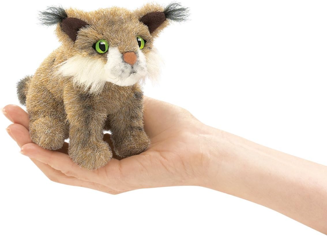 Mini Bobcat Finger Puppet