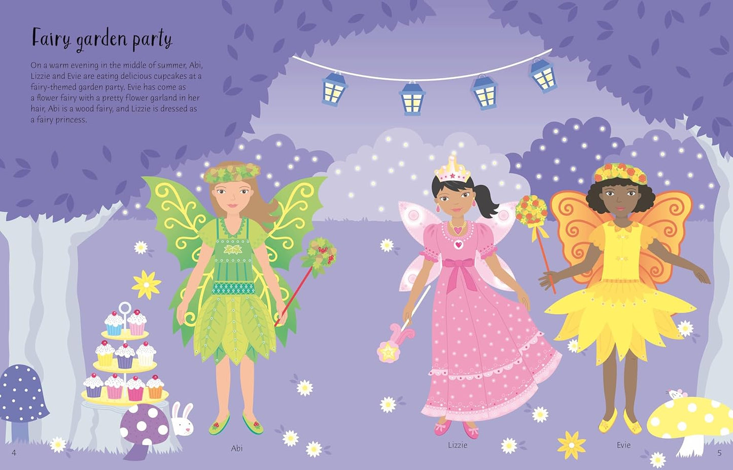Sticker Dolly Dressing Fancy Dress