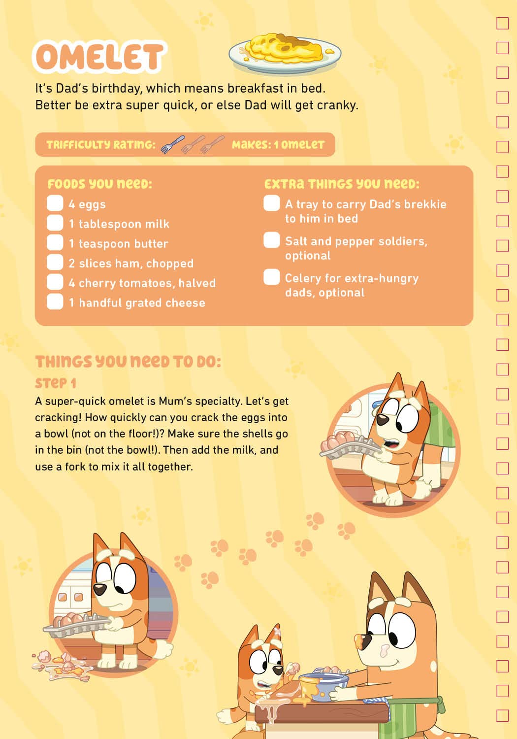 Bluey and Bingo's Fancy Restaurant Cookbook