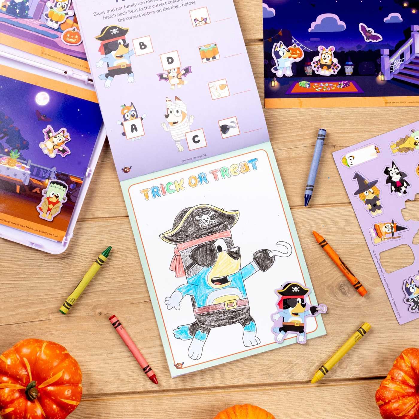 Bluey: Trick or Treat Magnetic Play Set