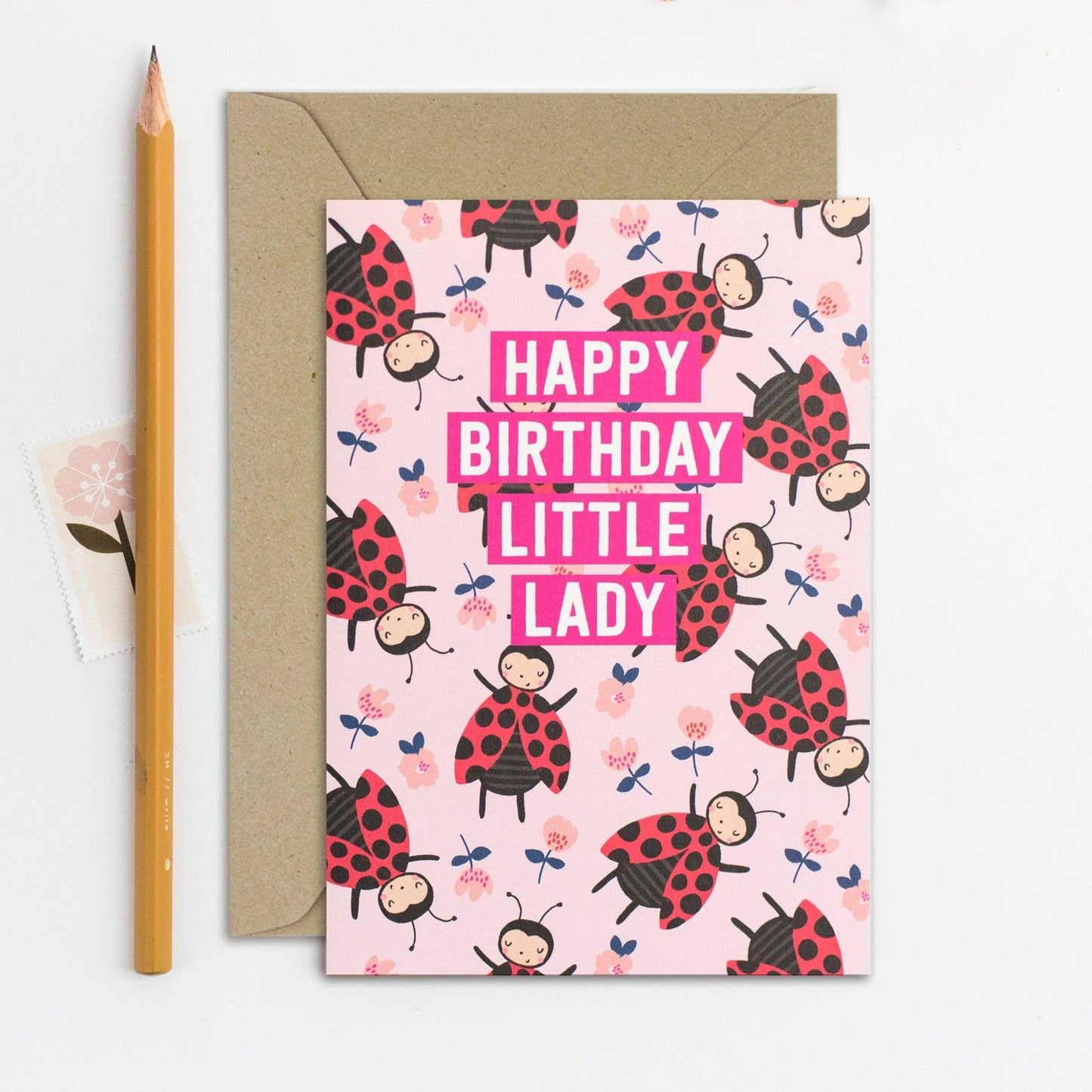 Little Lady Birthday Card