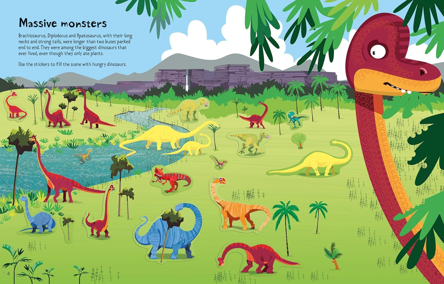 Big Dinosaur Sticker book