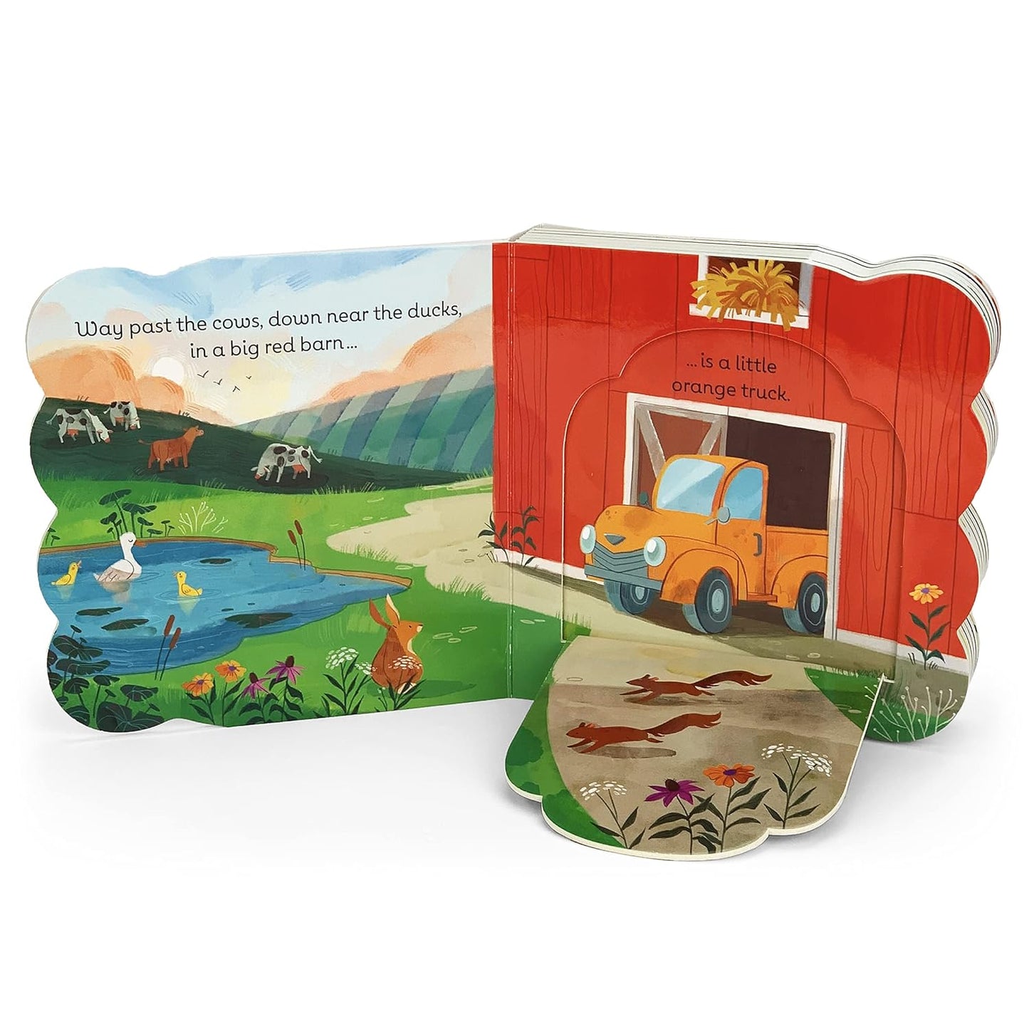 Little Orange Truck - Country Lift-a-Flap