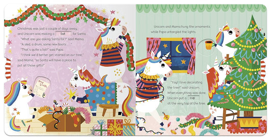Unicorn's Christmas Turn the Wheels for Some Holiday Fun!