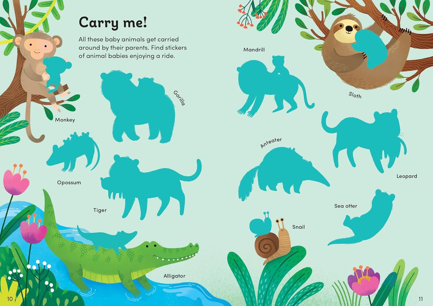 Little First Stickers Baby Animals