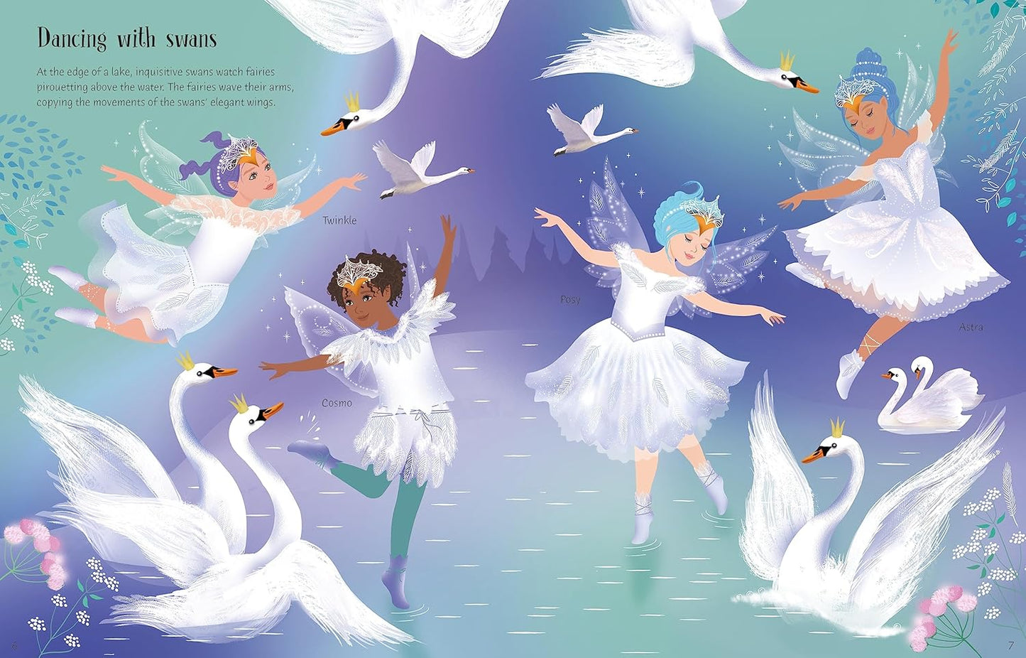 Sticker Dolly Dressing Ballet Fairies and Dancing Fairies