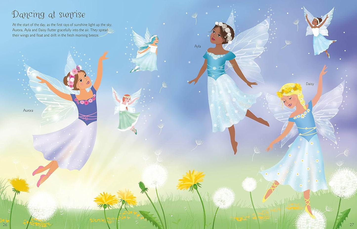 Sticker Dolly Dressing Ballet Fairies and Dancing Fairies