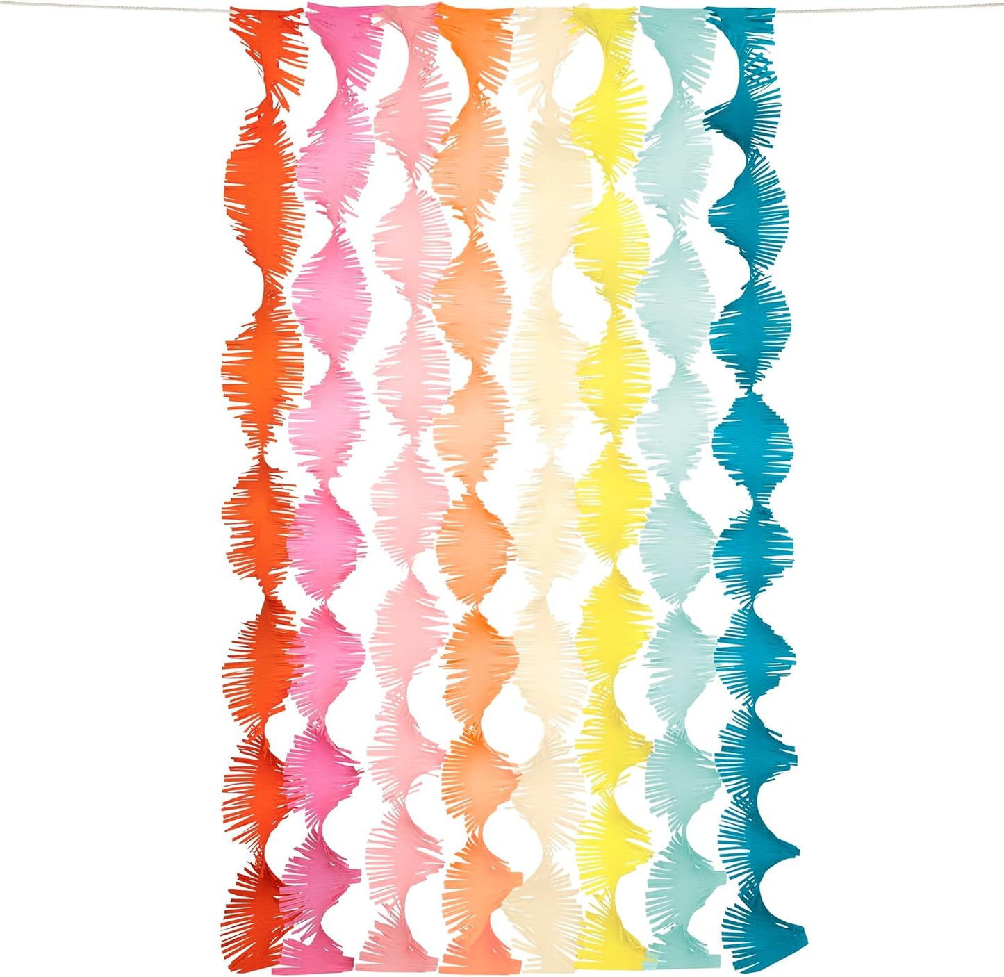 Rainbow Twisty Fringe Backdrop