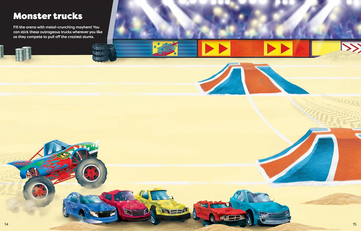 Big Sticker Book of Trucks