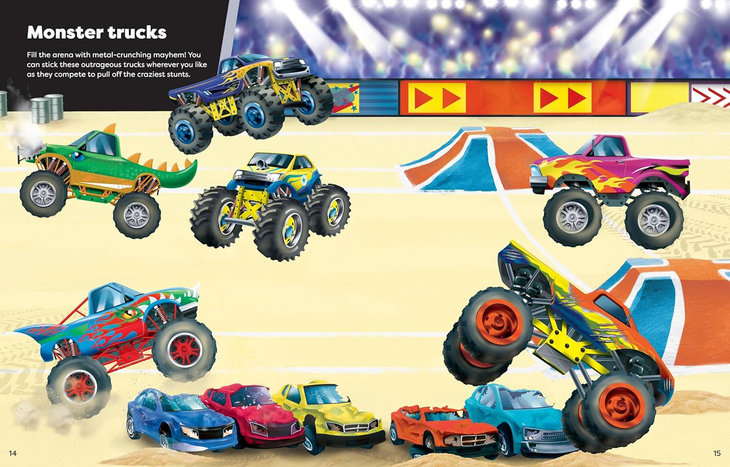 Big Sticker Book of Trucks