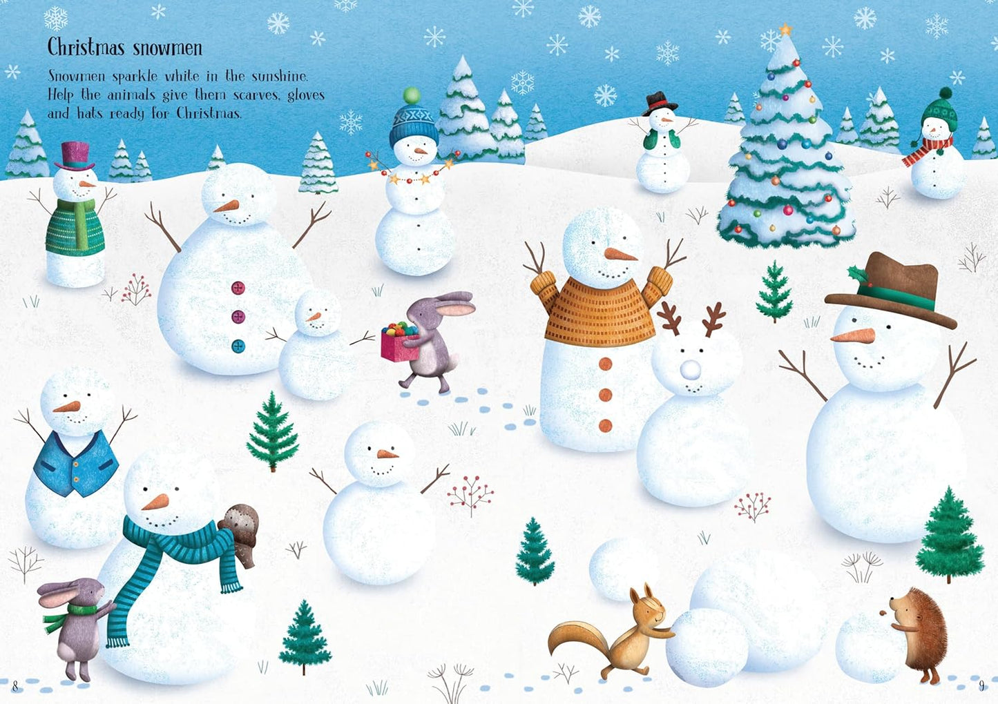 First Sticker Sparkly Christmas