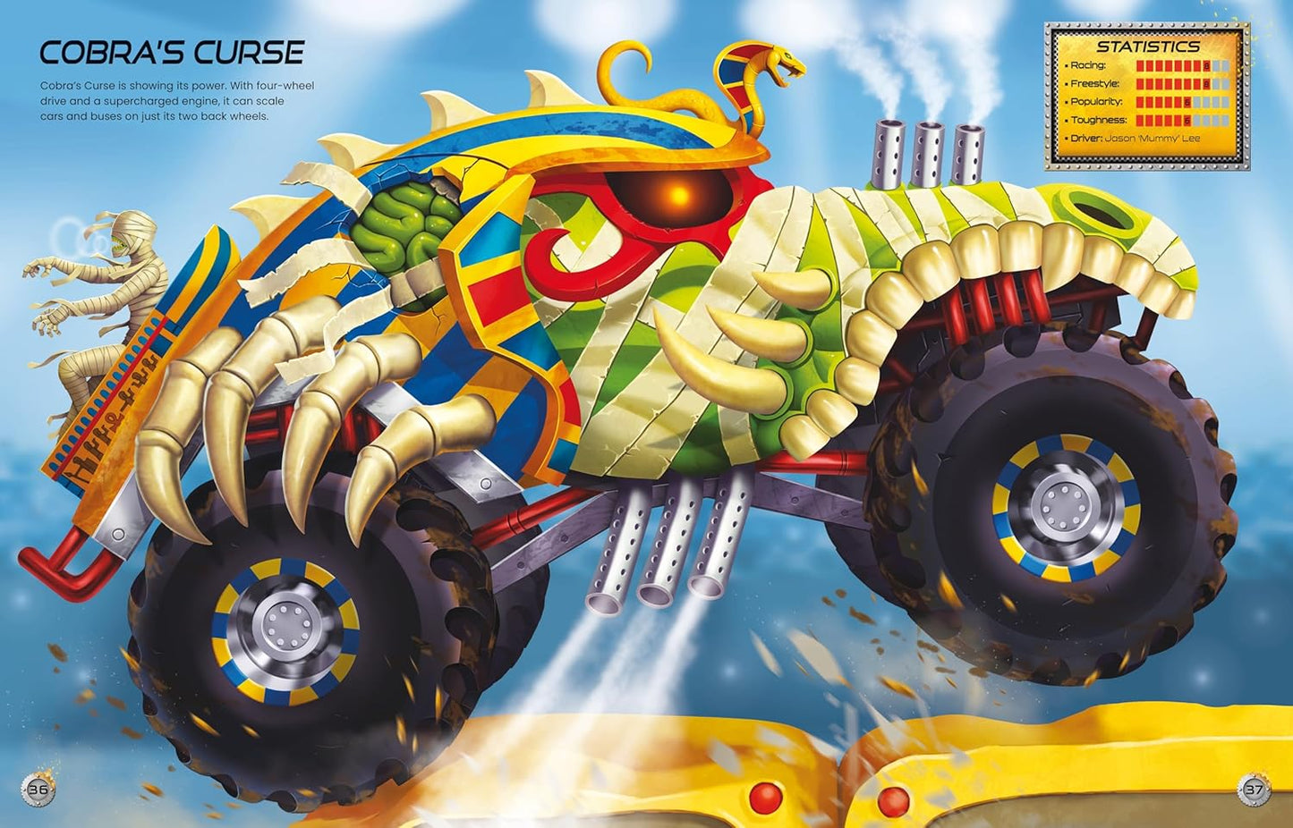 Build your own Super Cars and Monster Trucks Sticker Book