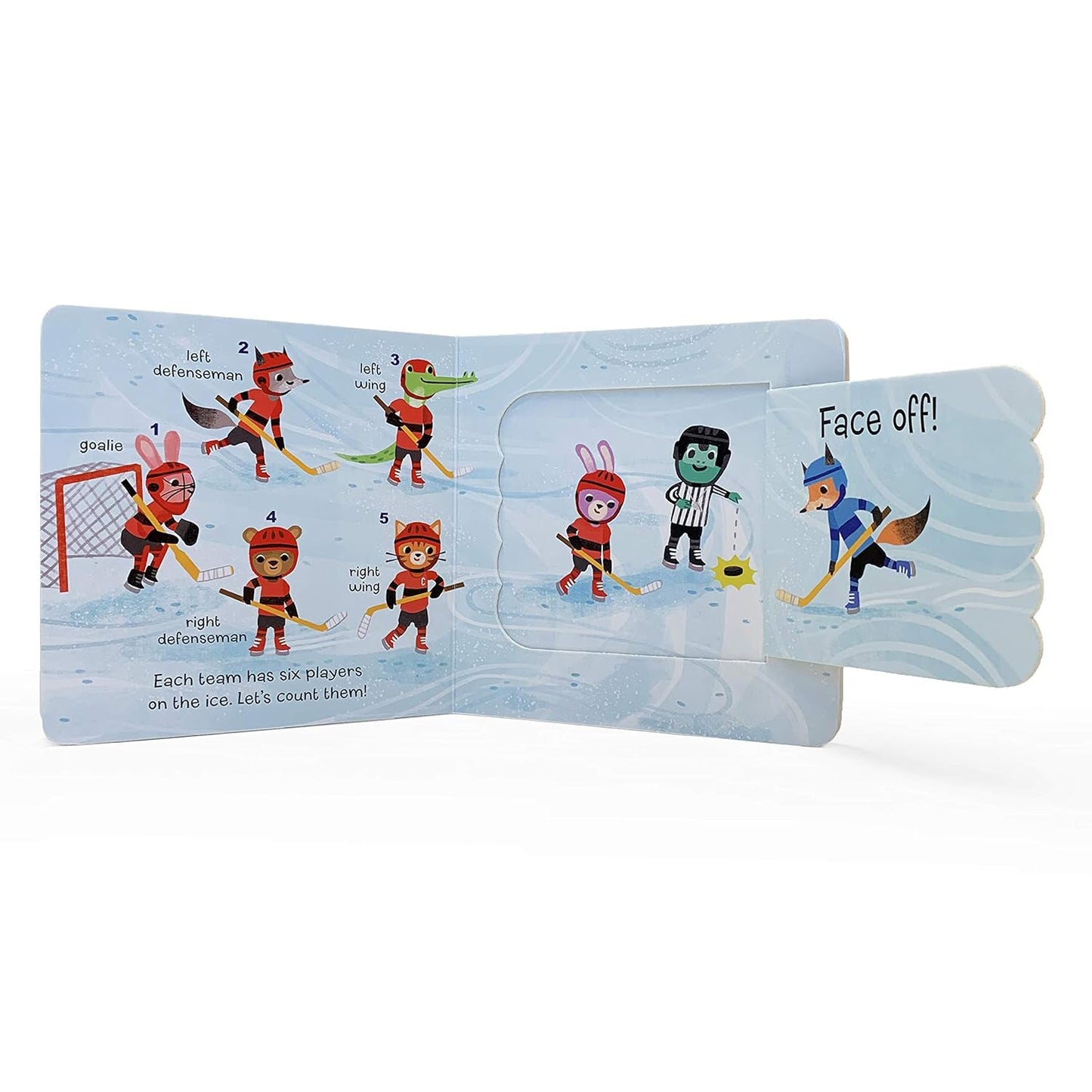 Let's Play Hockey - Lift-a-Flap