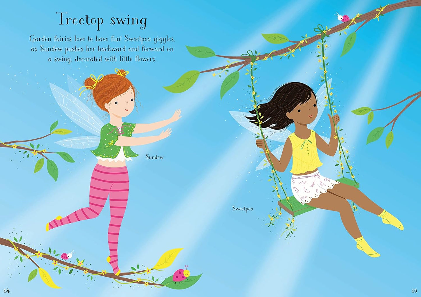 Little Sticker Dolly Dressing Garden Fairy