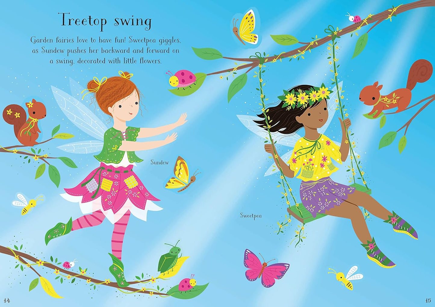 Little Sticker Dolly Dressing Garden Fairy