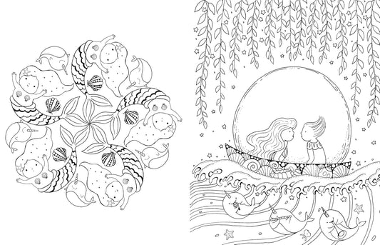 A Million Mermaids: Magical Creatures to Color