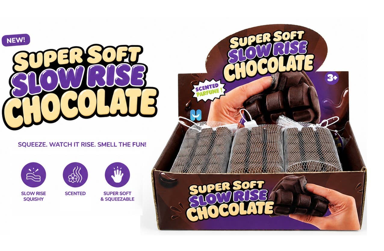 Scented Soft Slow Rise Chocolate - 6"