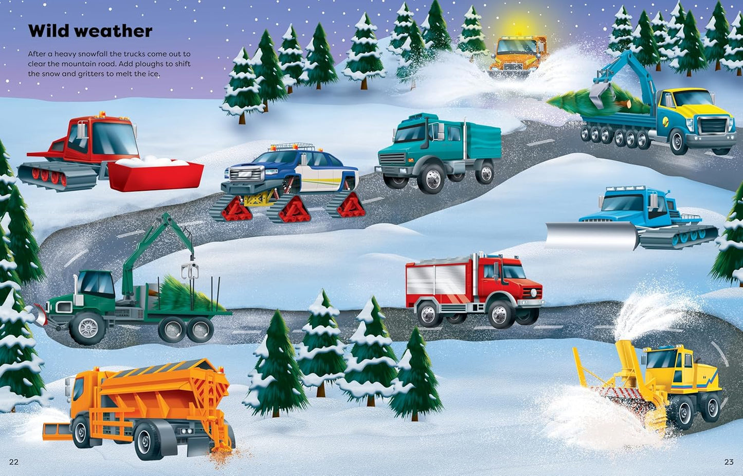 Big Sticker Book of Trucks