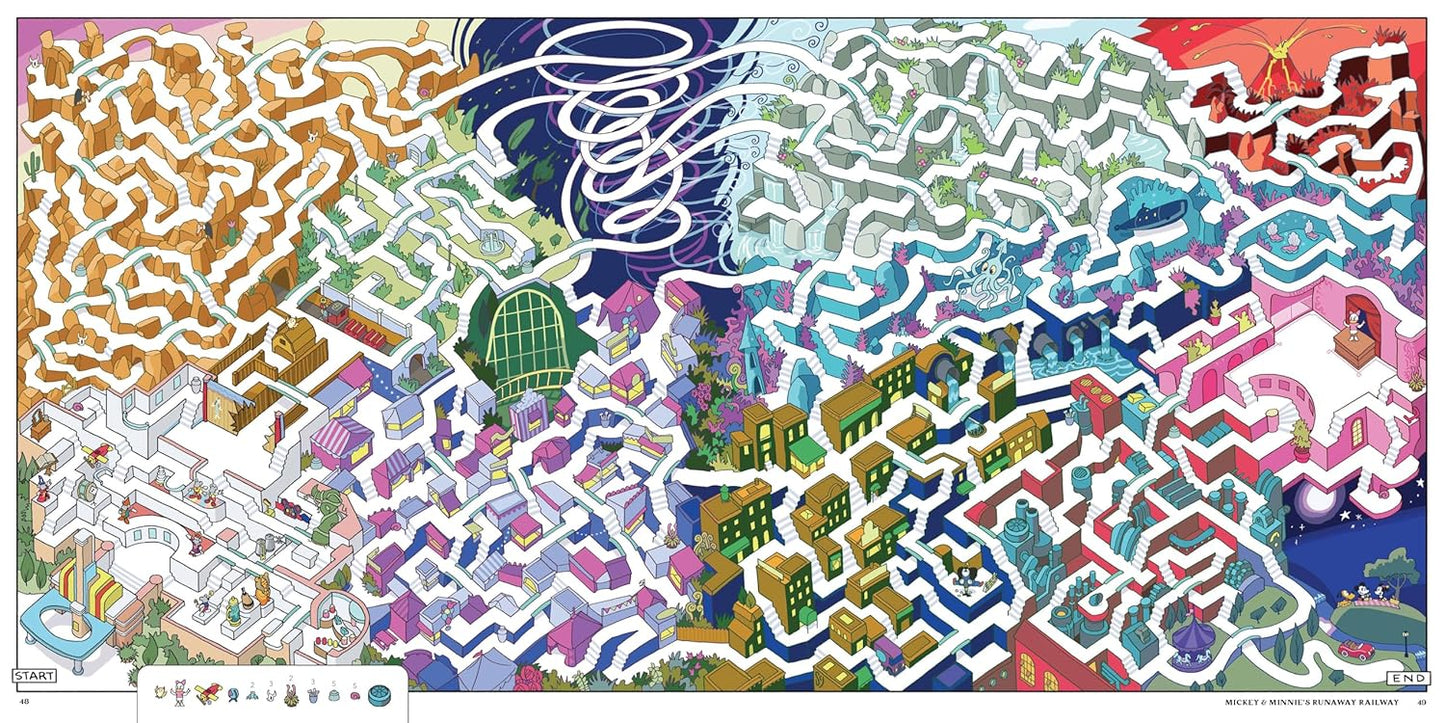 Disney Parks Mazes Book